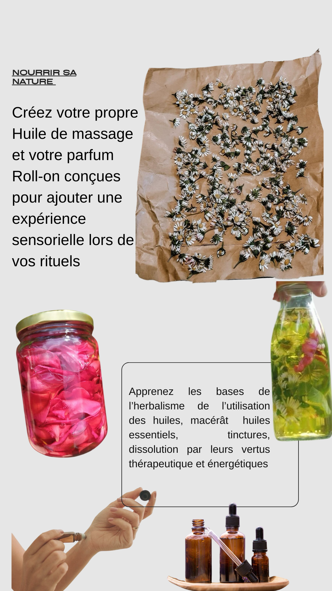 Atelier Aroma/ herbalisme / Auto massage / Yoga